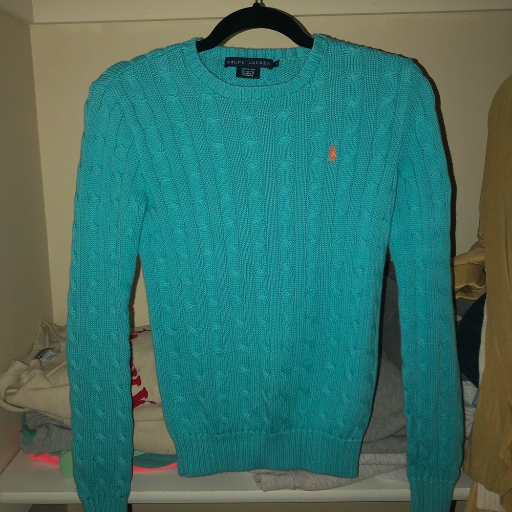 Ralph Lauren women’s Cable-Knit Cotton Sweater